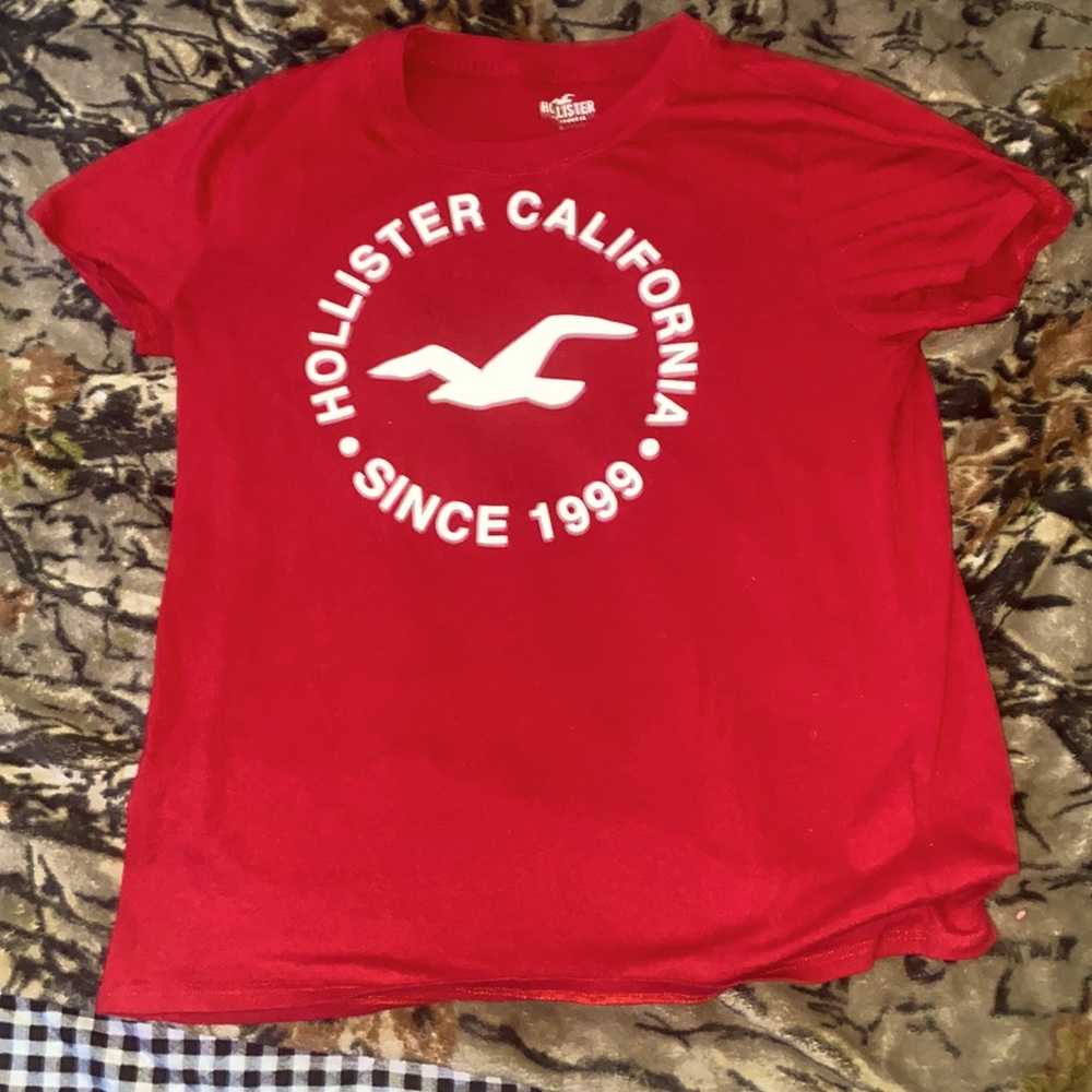 Red Hollister shirt